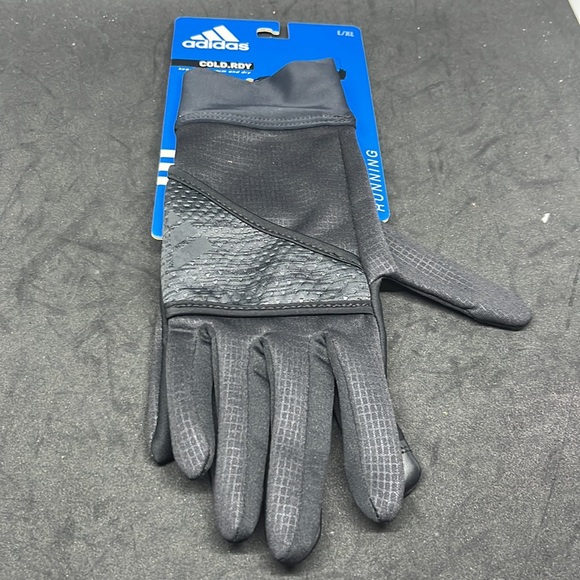 adidas Men's Cold.Rdy Touchscreen Conductivity Point Dash Gloves Black L/XL - Picture 7 of 10